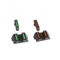 SPINA New G17 G19 Tactical Front and Rear Red Green Dot Fiber
