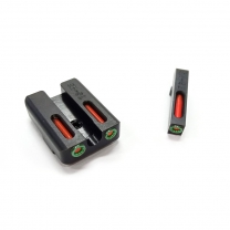 Specially used for G17 G19 red and green optical fiber red and green point metal front and rear alignment